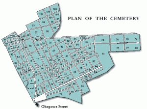 Okopowa St. Cemetery Map found on Gesia