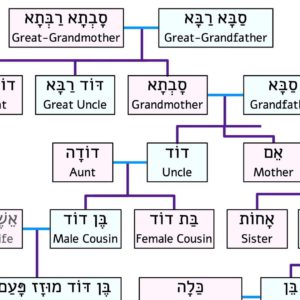 Hebrew family and genealogy terms