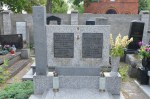 Włocławek - nagrobek w kwaterze żydowskiej na cmentarzu komunalnym
